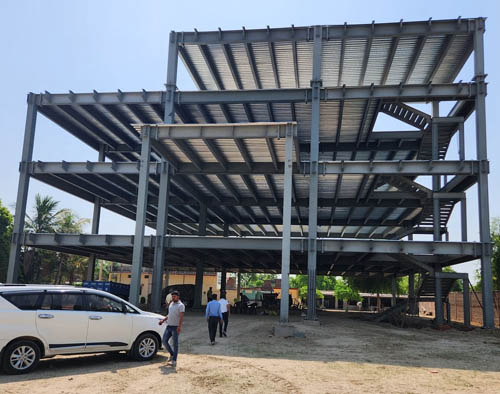 JEW Steel Pre-Engineered Building - Modern Industrial Construction Lucknow